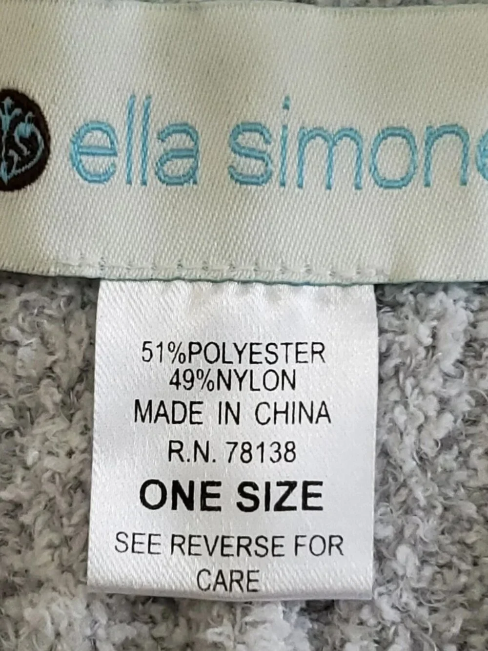 Ella Simone Cozy Chic Buttery Soft Open Front Wrap Sweater Cardigan One Size